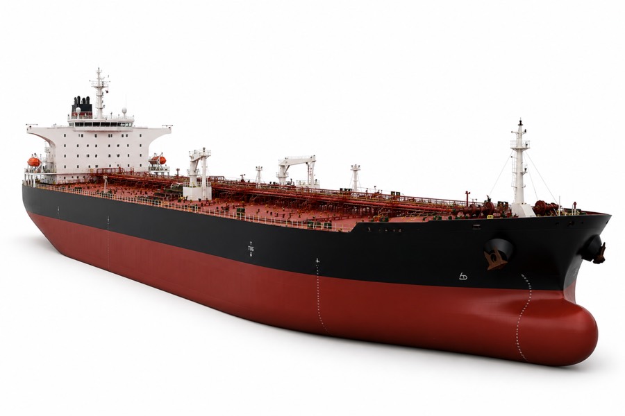 VLCC crude oil tanker protected with UTOP marine coatings